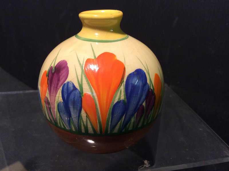 Clarice Cliff A Rare Salesman S Sample Vase A Miniature In The